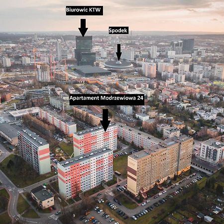 Katowice Apartament Spodek Modrzewiowa 24 Διαμέρισμα Εξωτερικό φωτογραφία